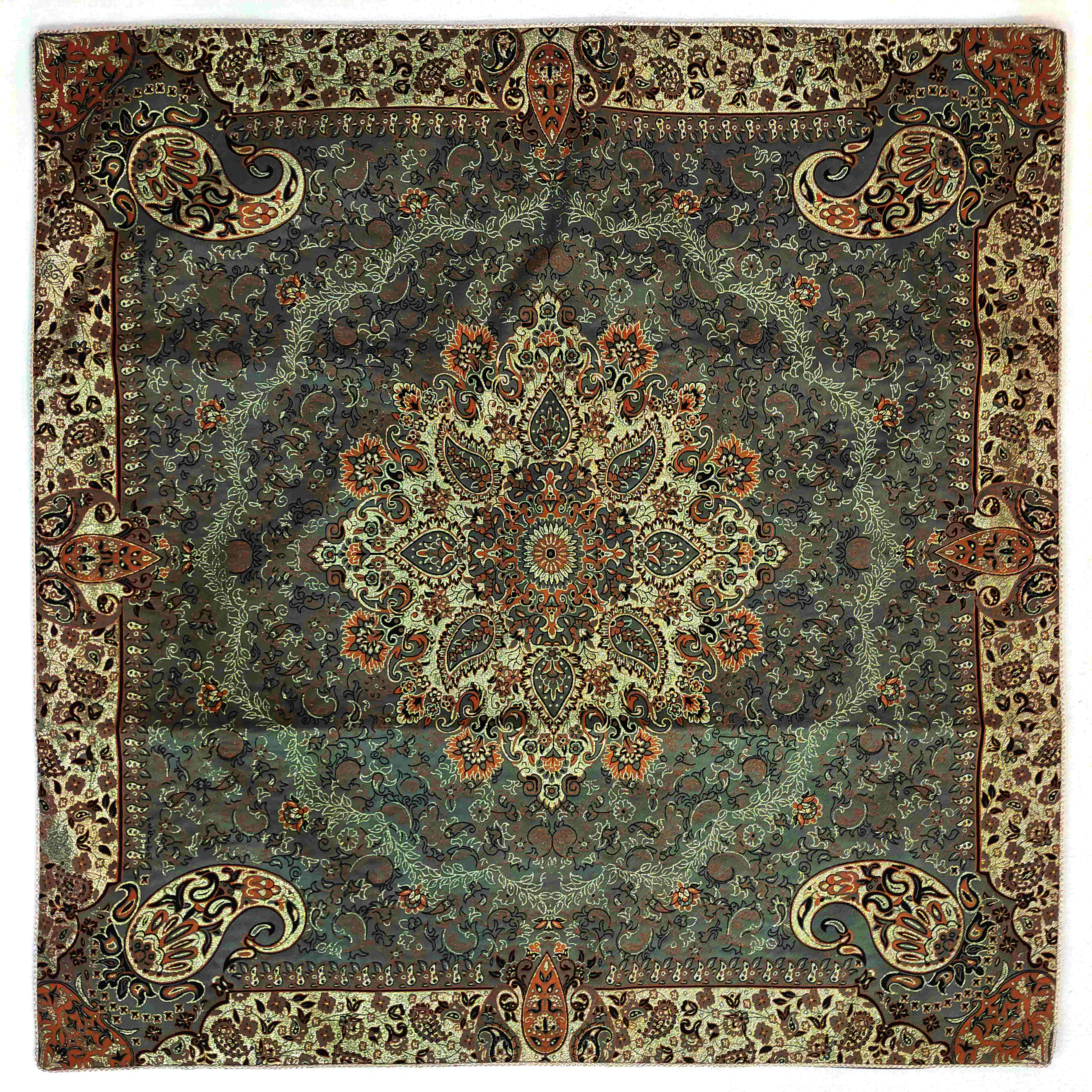 رومیزی مربع طرح اطلس