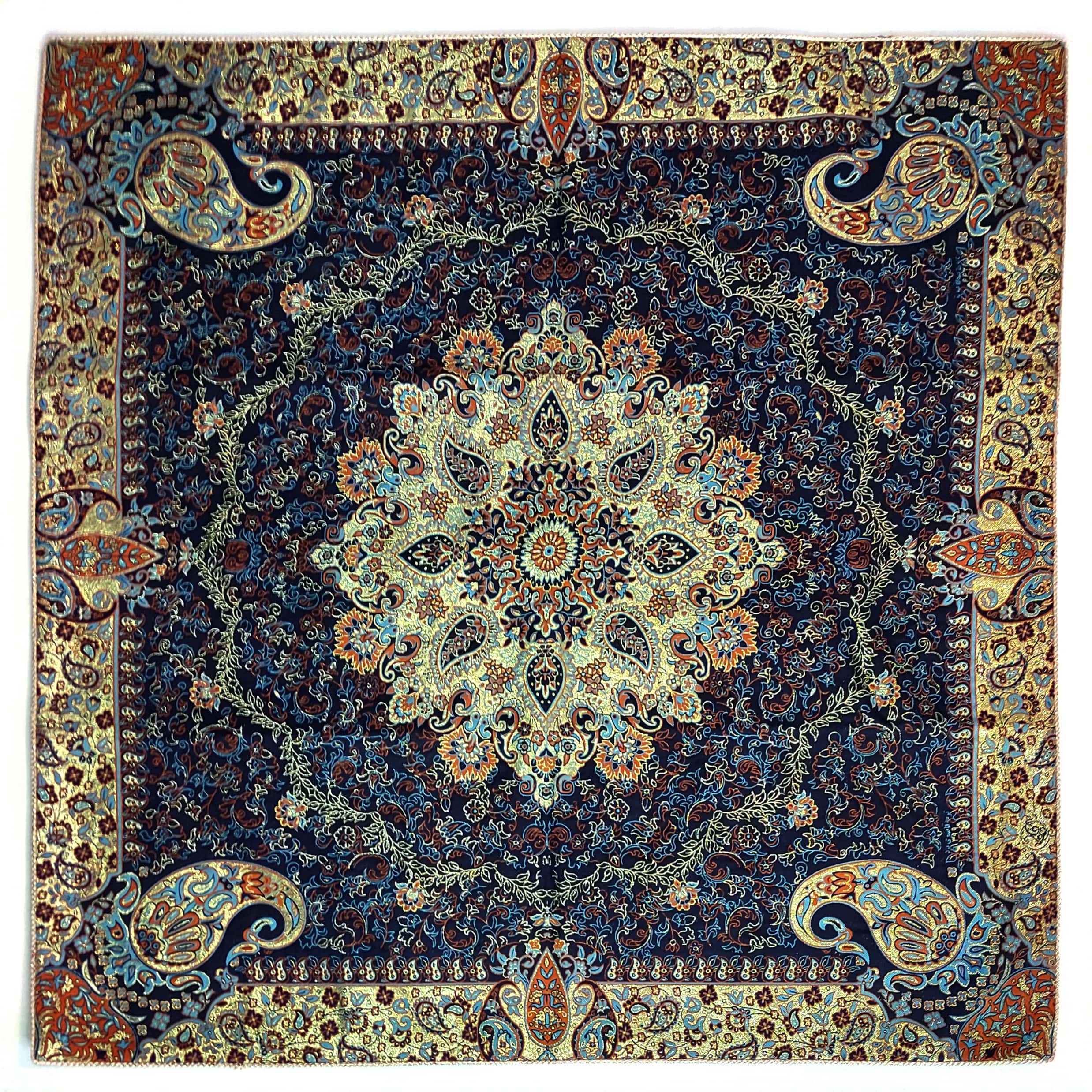 رومیزی مربع طرح اطلس